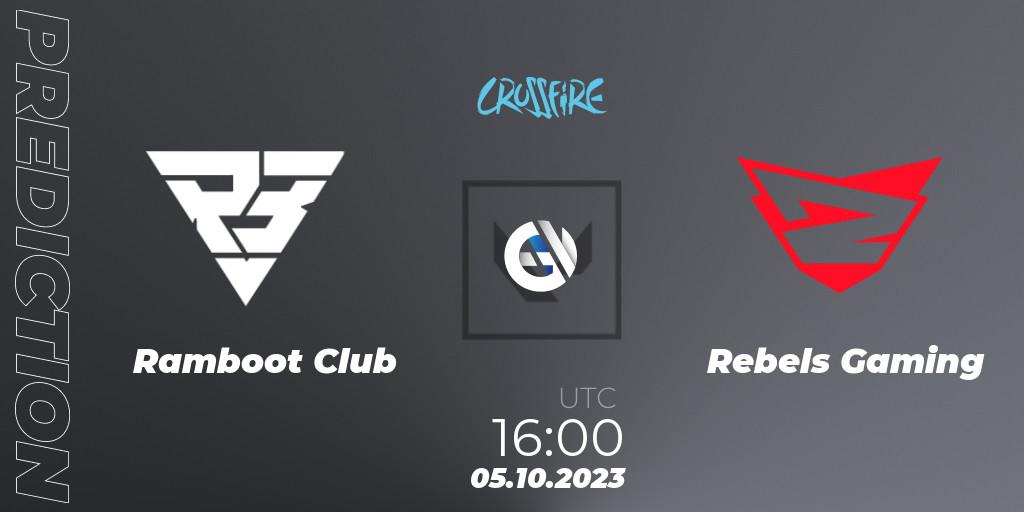 Ramboot Club vs Rebels Gaming: Match Prediction. 05.10.23, VALORANT, LVP - Crossfire Cup 2023: Contenders #1