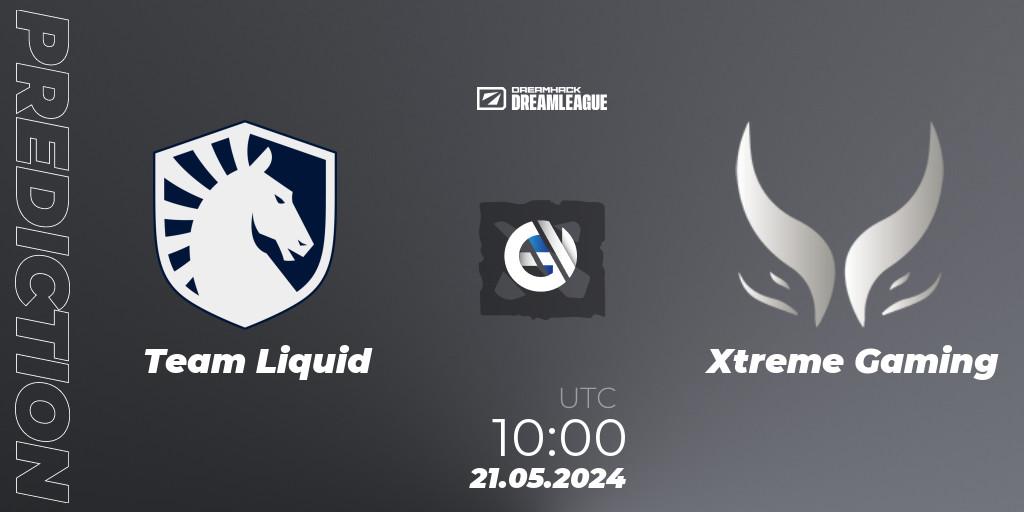 Team Liquid vs Xtreme Gaming: Match Prediction. 21.05.2024 at 10:20, Dota 2, DreamLeague Season 23
