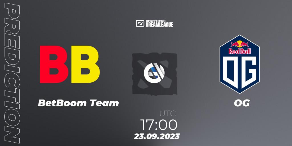 BetBoom Team vs OG: Match Prediction. 23.09.2023 at 17:13, Dota 2, DreamLeague Season 21