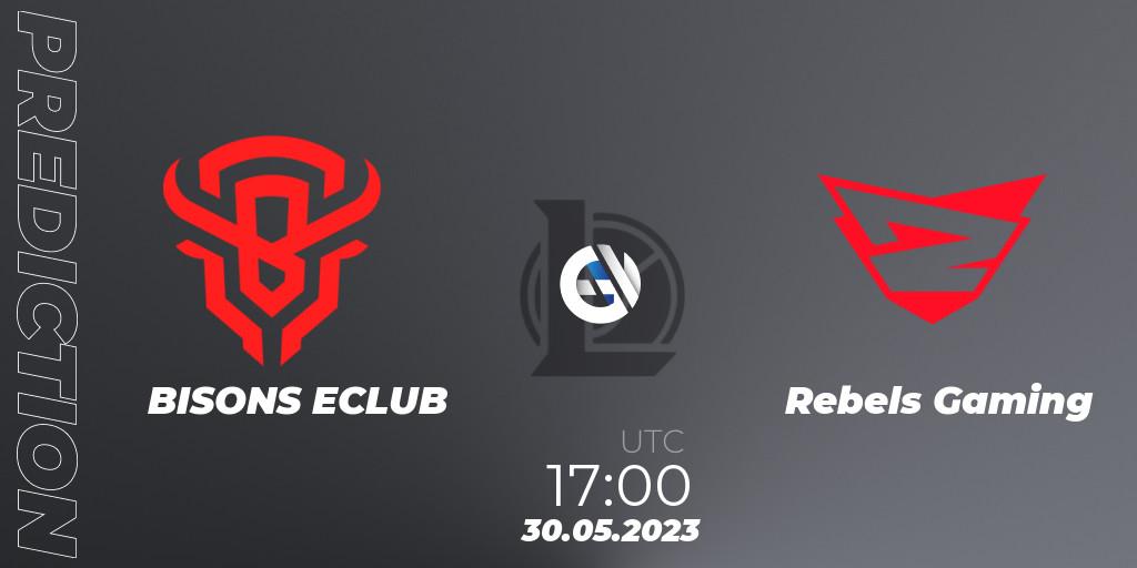 BISONS ECLUB vs Rebels Gaming: Match Prediction. 30.05.2023 at 17:00, LoL, Superliga Summer 2023 - Group Stage