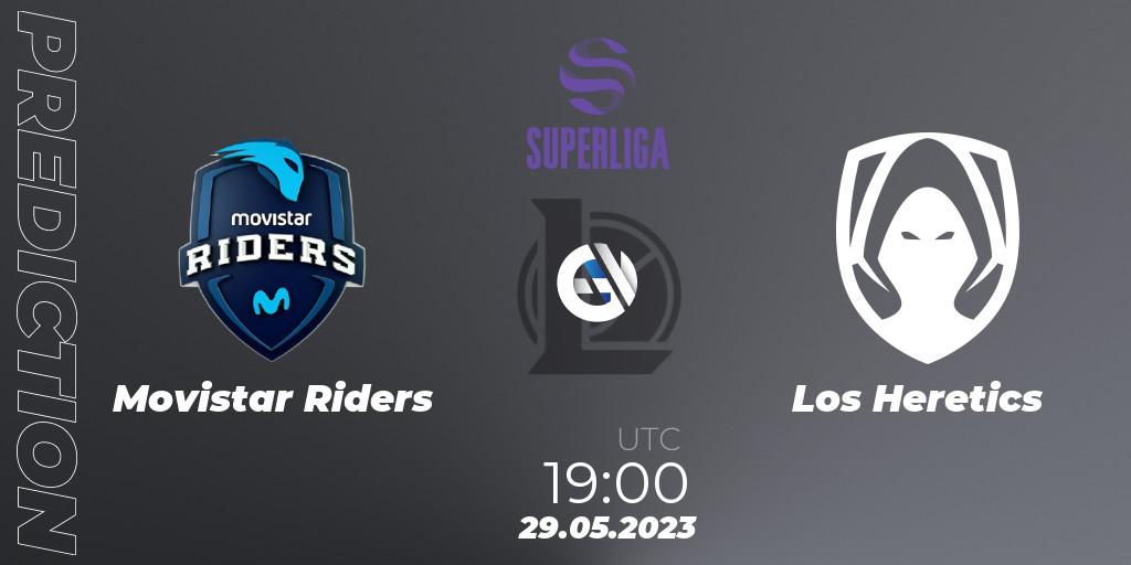 Movistar Riders vs Los Heretics: Match Prediction. 29.05.2023 at 19:00, LoL, Superliga Summer 2023 - Group Stage