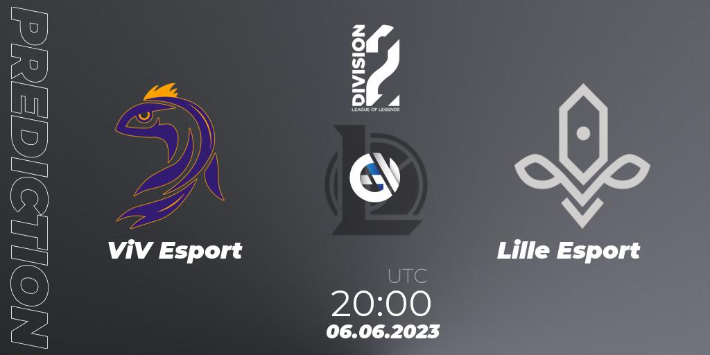 ViV Esport vs Lille Esport: Match Prediction. 06.06.23, LoL, LFL Division 2 Summer 2023 - Group Stage