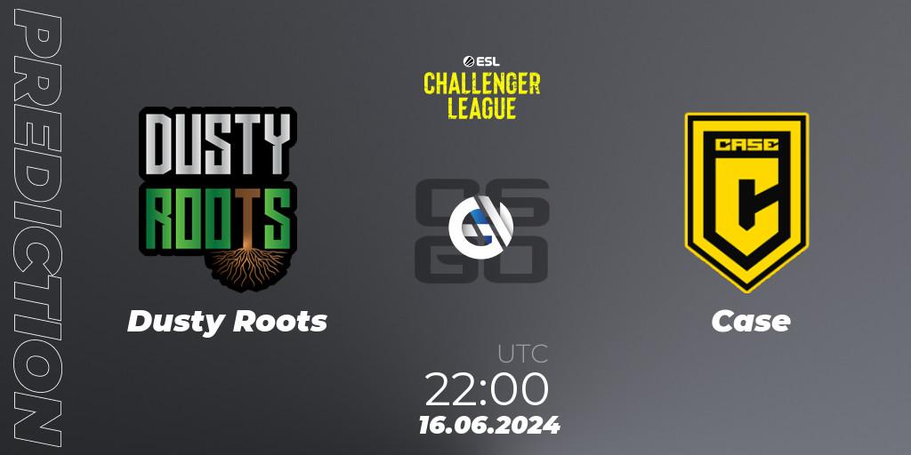 Dusty Roots vs Case: Match Prediction. 16.06.2024 at 22:00, Counter-Strike (CS2), ESL Challenger League Season 47 Relegation: South America