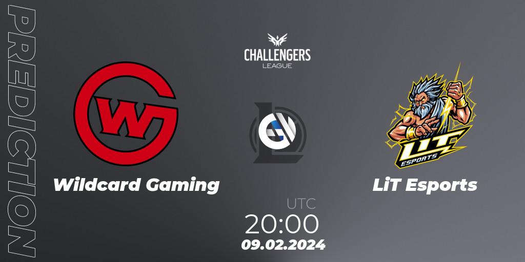Wildcard Gaming vs LiT Esports: Match Prediction. 09.02.2024 at 20:00, LoL, NACL 2024 Spring - Group Stage