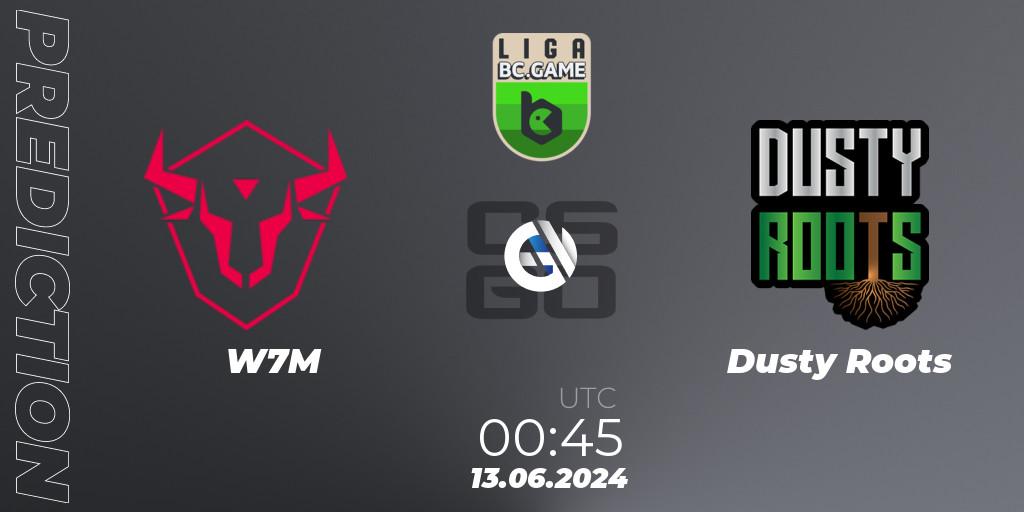 W7M vs Dusty Roots: Match Prediction. 13.06.2024 at 18:00, Counter-Strike (CS2), Dust2 Brasil Liga Season 3