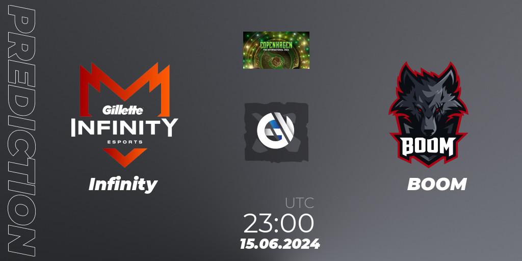 Infinity vs BOOM: Match Prediction. 15.06.2024 at 20:40, Dota 2, The International 2024: South America Closed Qualifier