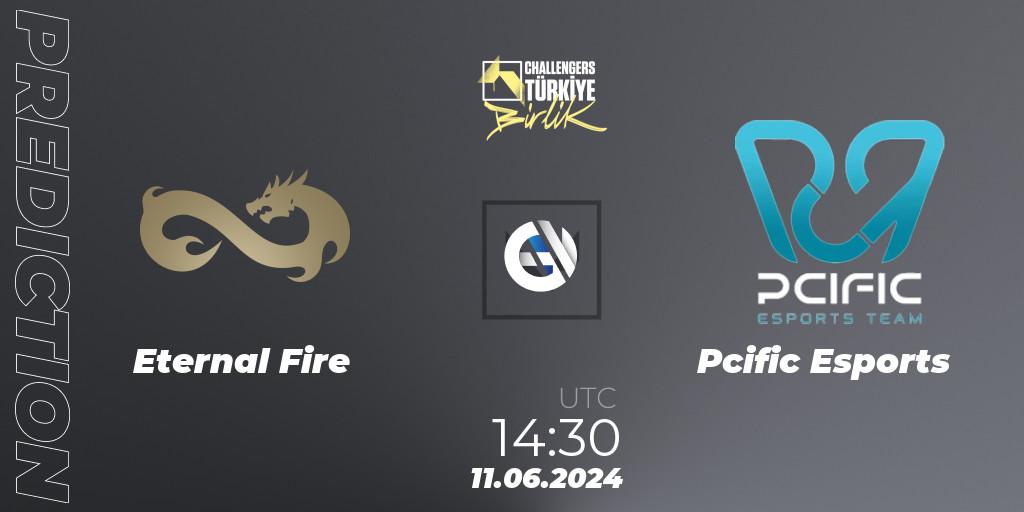Eternal Fire vs Pcific Esports: Match Prediction. 11.06.2024 at 14:30, VALORANT, VALORANT Challengers 2024 Turkey: Birlik Split 2