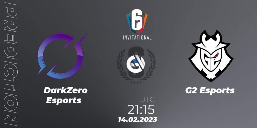 DarkZero Esports vs G2 Esports: Match Prediction. 14.02.2023 at 21:15, Rainbow Six, Six Invitational 2023