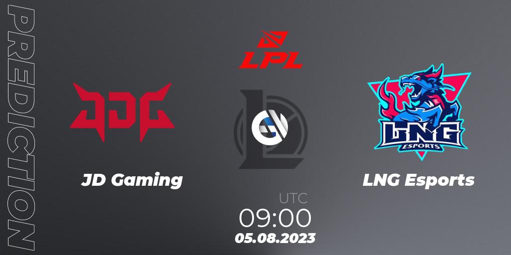 JD Gaming vs LNG Esports: Match Prediction. 05.08.2023 at 09:00, LoL, LPL Summer 2023 - Playoffs