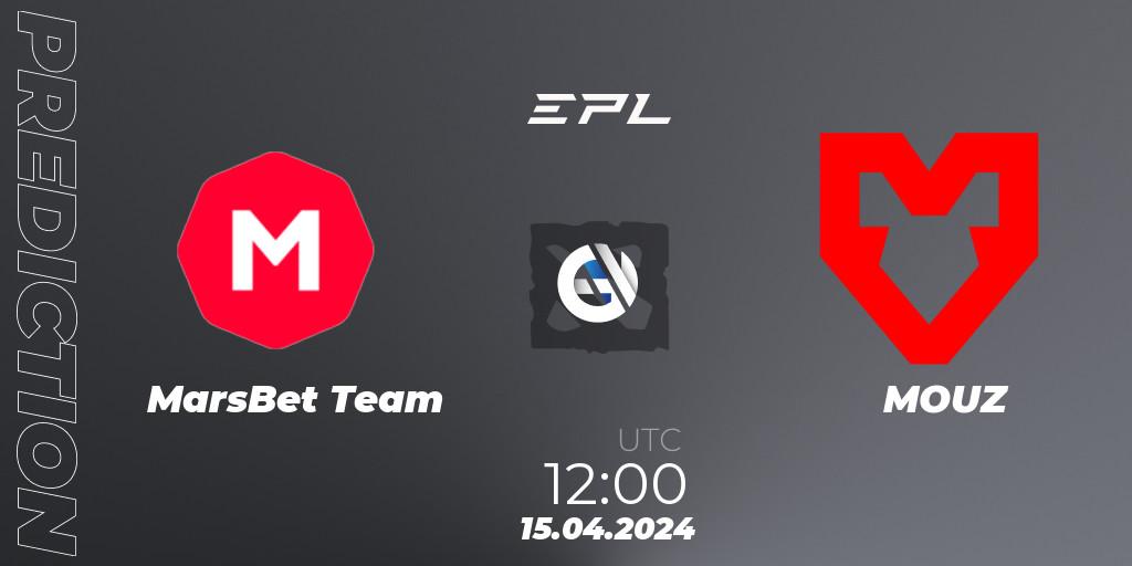 MarsBet Team vs MOUZ: Match Prediction. 15.04.24, Dota 2, European Pro League Season 17