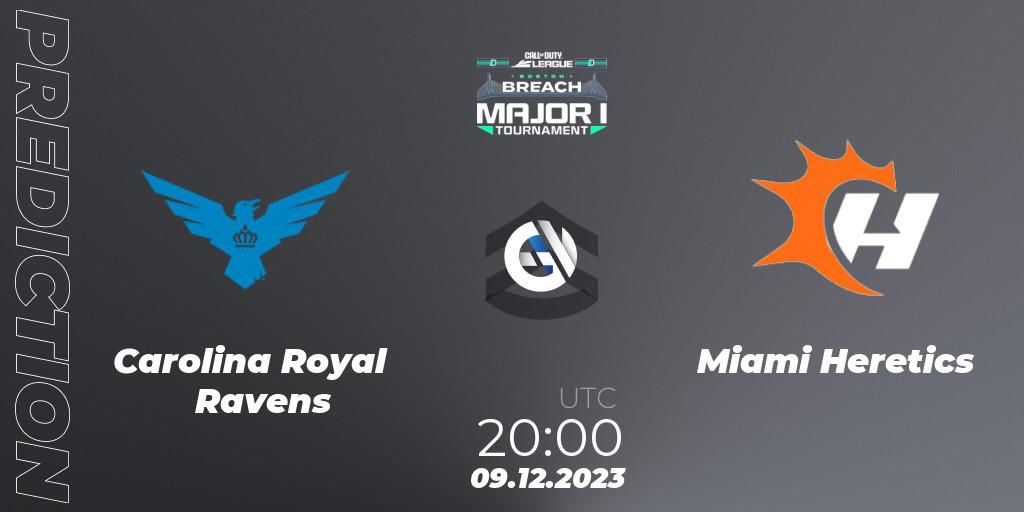 Carolina Royal Ravens vs Miami Heretics: Match Prediction. 09.12.2023 at 20:00, Call of Duty, Call of Duty League 2024: Stage 1 Major Qualifiers