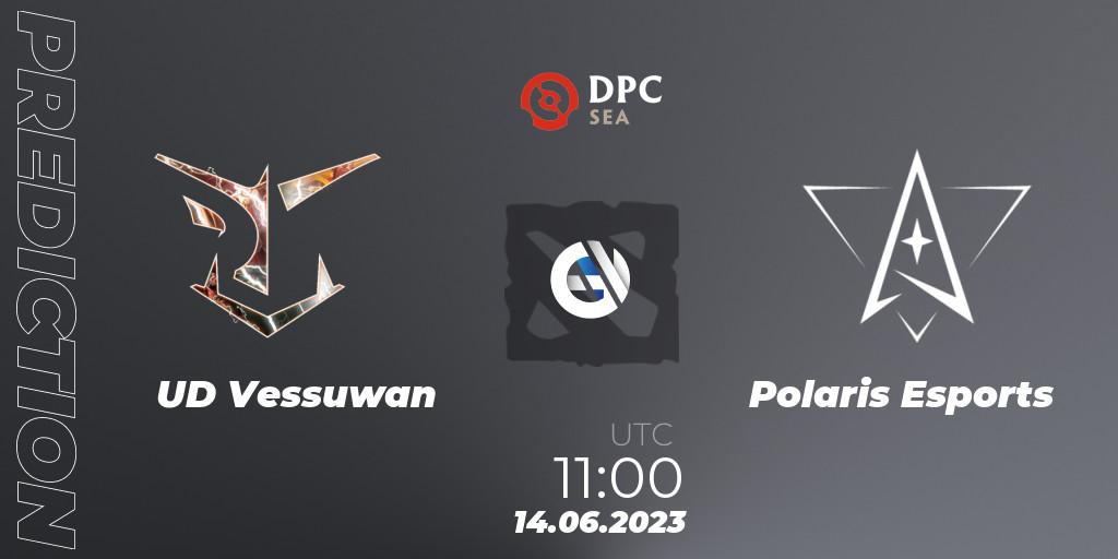 UD Vessuwan vs Polaris Esports: Match Prediction. 14.06.2023 at 11:51, Dota 2, DPC 2023 Tour 3: SEA Division II (Lower)