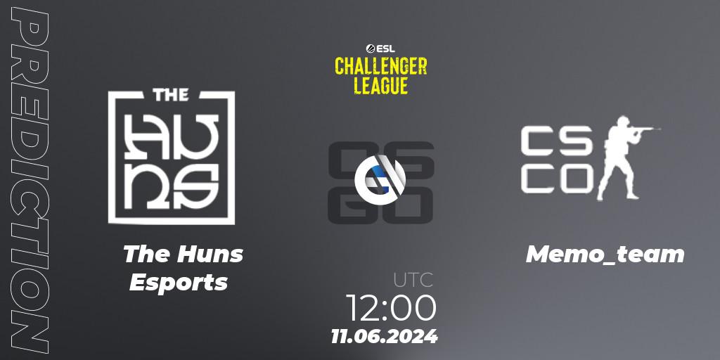 The Huns Esports vs Memo_team: Match Prediction. 11.06.2024 at 12:00, Counter-Strike (CS2), ESL Challenger League Season 47 Relegation: Asia