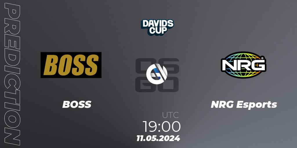 BOSS vs NRG Esports: Match Prediction. 11.05.2024 at 19:00, Counter-Strike (CS2), David's Cup 2024