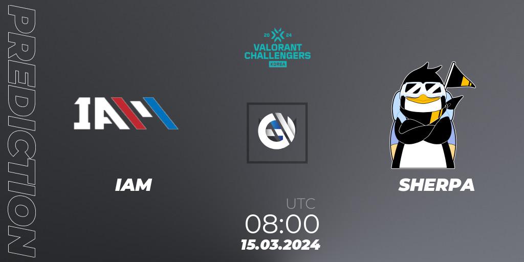 IAM vs SHERPA: Match Prediction. 15.03.2024 at 08:00, VALORANT, VALORANT Challengers Korea 2024: Split 1