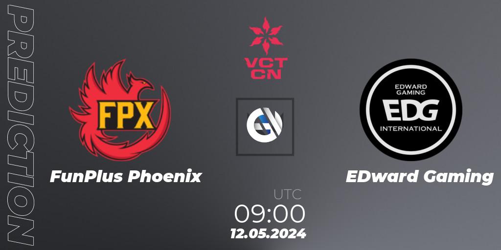 FunPlus Phoenix vs EDward Gaming: Match Prediction. 12.05.2024 at 09:00, VALORANT, VCT 2024: China Stage 1