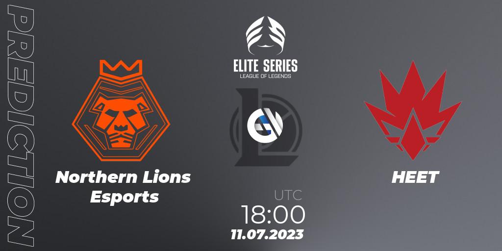 Northern Lions Esports vs HEET: Match Prediction. 11.07.2023 at 18:00, LoL, Elite Series Summer 2023