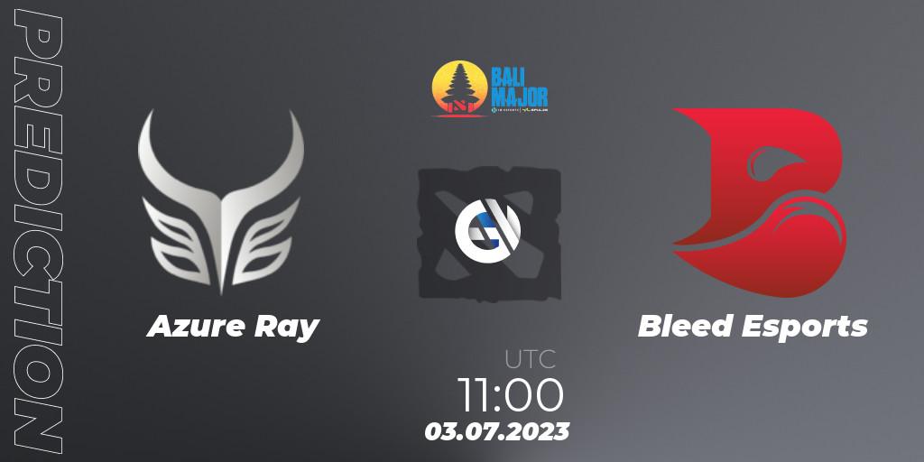 Azure Ray vs Bleed Esports: Match Prediction. 03.07.2023 at 11:00, Dota 2, Bali Major 2023 - Group Stage