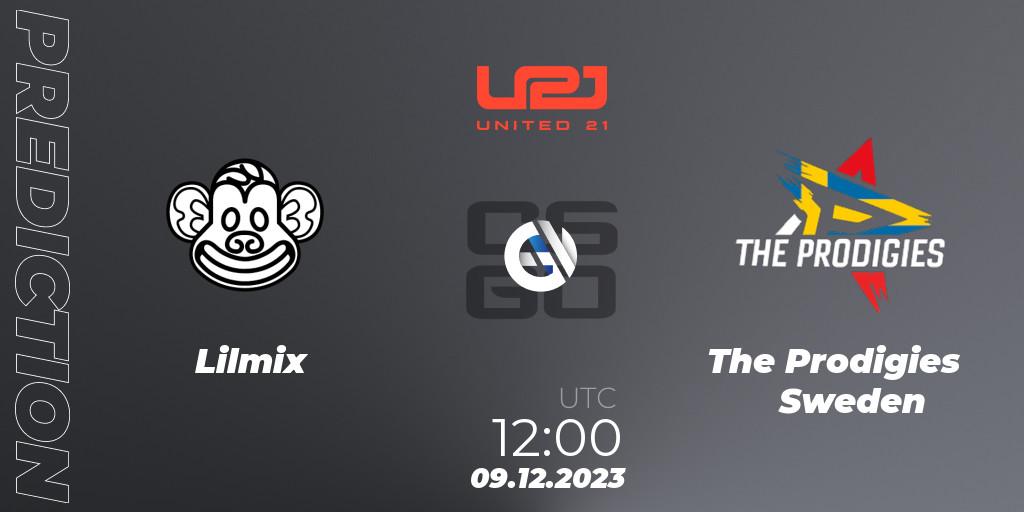 Lilmix vs The Prodigies Sweden: Match Prediction. 09.12.2023 at 12:00, Counter-Strike (CS2), United21 Season 9