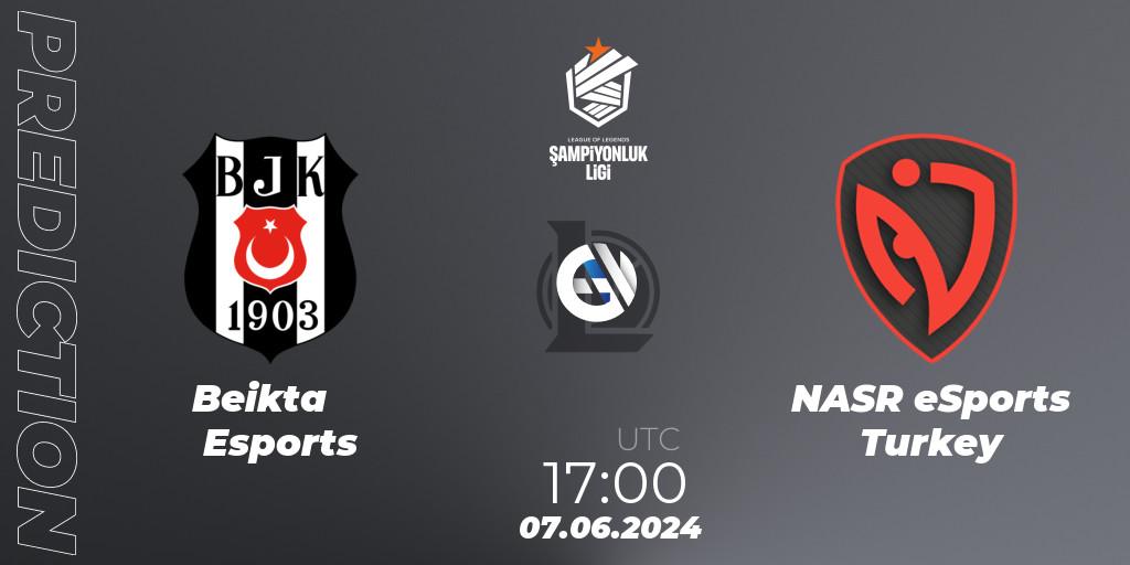 Beşiktaş Esports vs NASR eSports Turkey: Match Prediction. 07.06.2024 at 17:00, LoL, TCL Summer 2024