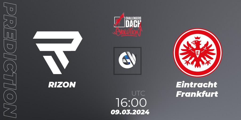 RIZON vs Eintracht Frankfurt: Match Prediction. 09.03.2024 at 19:00, VALORANT, VALORANT Challengers 2024 DACH: Evolution Split 1