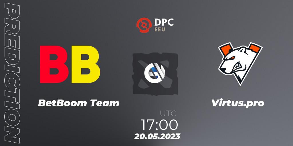 BetBoom Team vs Virtus.pro: Match Prediction. 20.05.23, Dota 2, DPC 2023 Tour 3: EEU Division I (Upper)