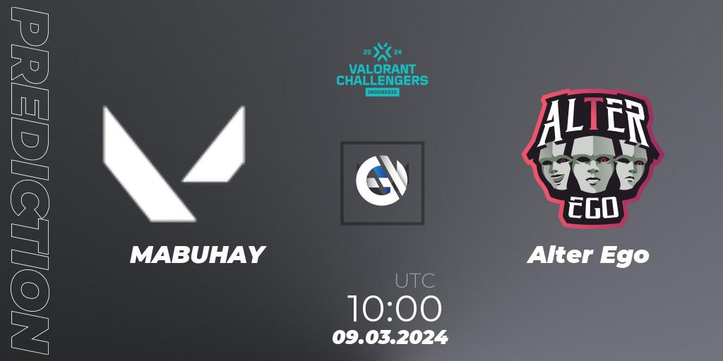 MABUHAY vs Alter Ego: Match Prediction. 09.03.2024 at 10:00, VALORANT, VALORANT Challengers Indonesia 2024: Split 1