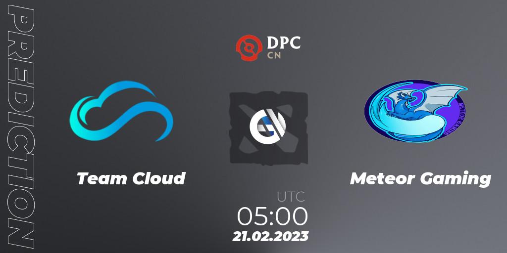 Team Cloud vs Meteor Gaming: Match Prediction. 21.02.2023 at 05:15, Dota 2, DPC 2022/2023 Winter Tour 1: CN Division II (Lower)