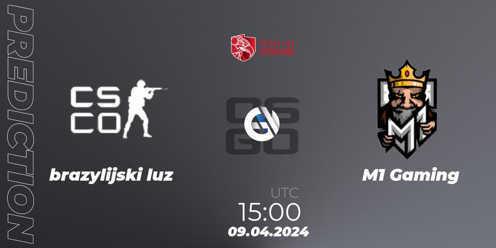 brazylijski luz vs M1 Gaming: Match Prediction. 09.04.2024 at 15:00, Counter-Strike (CS2), Polska Liga Esportowa 2024: Split #1
