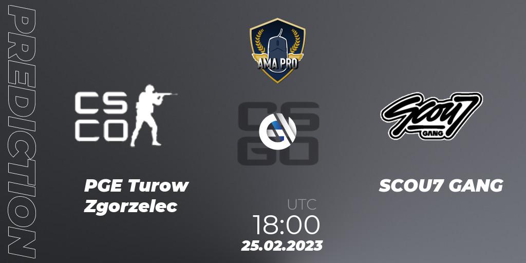PGE Turow Zgorzelec vs SCOU7 GANG: Match Prediction. 25.02.2023 at 18:00, Counter-Strike (CS2), Polish Pro League AMA PRO #4