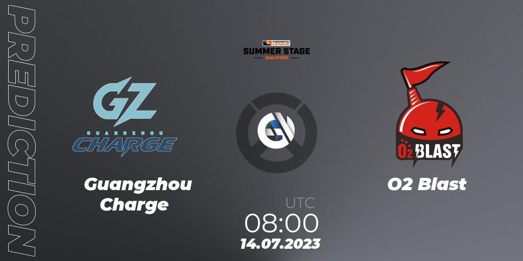 Guangzhou Charge vs O2 Blast: Match Prediction. 14.07.2023 at 08:00, Overwatch, Overwatch League 2023 - Summer Stage Qualifiers
