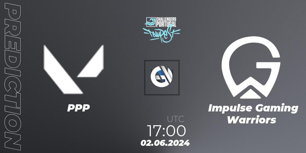 PPP vs Impulse Gaming Warriors: Match Prediction. 02.06.2024 at 16:00, VALORANT, VALORANT Challengers 2024 Portugal: Tempest Split 2