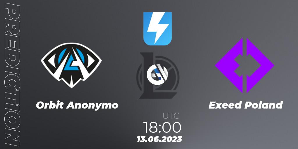 Anonymo Esports vs Exeed Poland: Match Prediction. 21.06.23, LoL, Ultraliga Season 10 2023 Regular Season