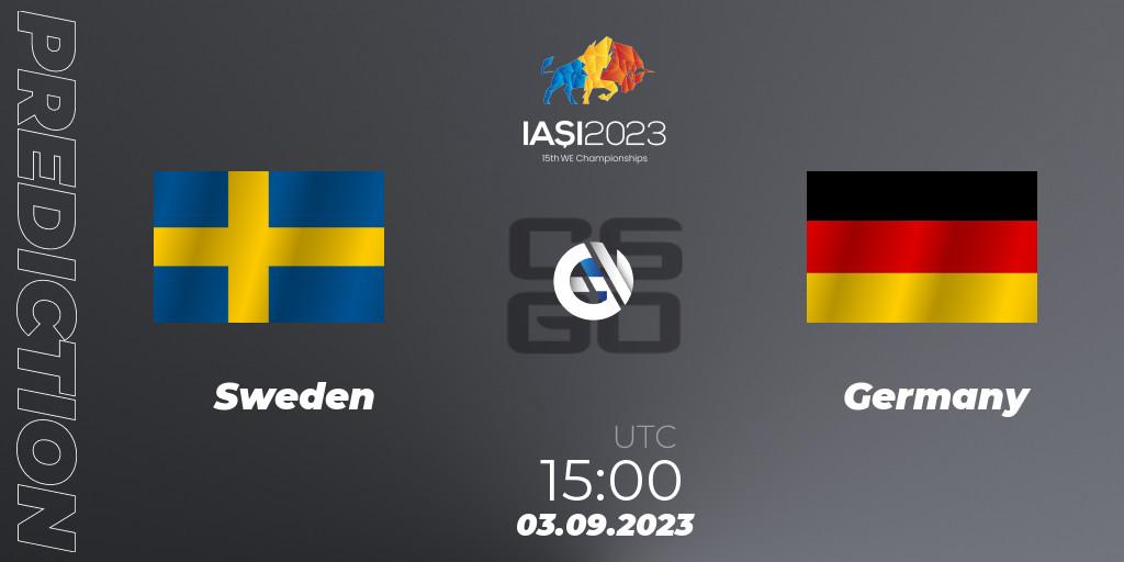 Sweden vs Germany: Match Prediction. 03.09.2023 at 15:00, Counter-Strike (CS2), IESF World Esports Championship 2023
