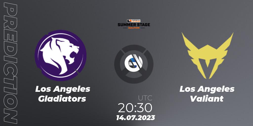Los Angeles Gladiators vs Los Angeles Valiant: Match Prediction. 14.07.23, Overwatch, Overwatch League 2023 - Summer Stage Qualifiers