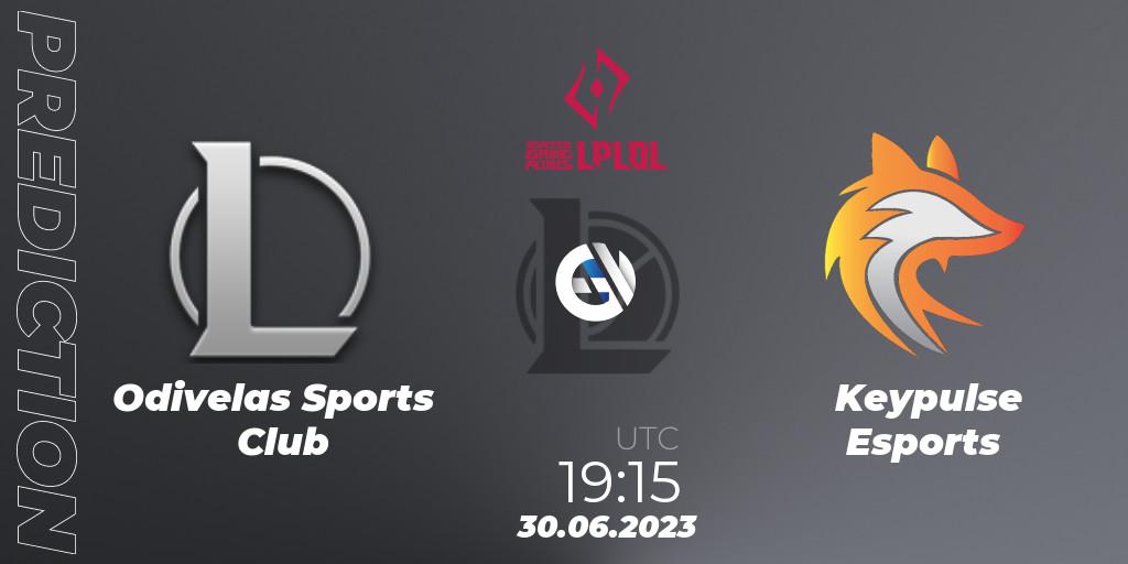 Odivelas Sports Club vs Keypulse Esports: Match Prediction. 30.06.2023 at 19:15, LoL, LPLOL Split 2 2023 - Group Stage