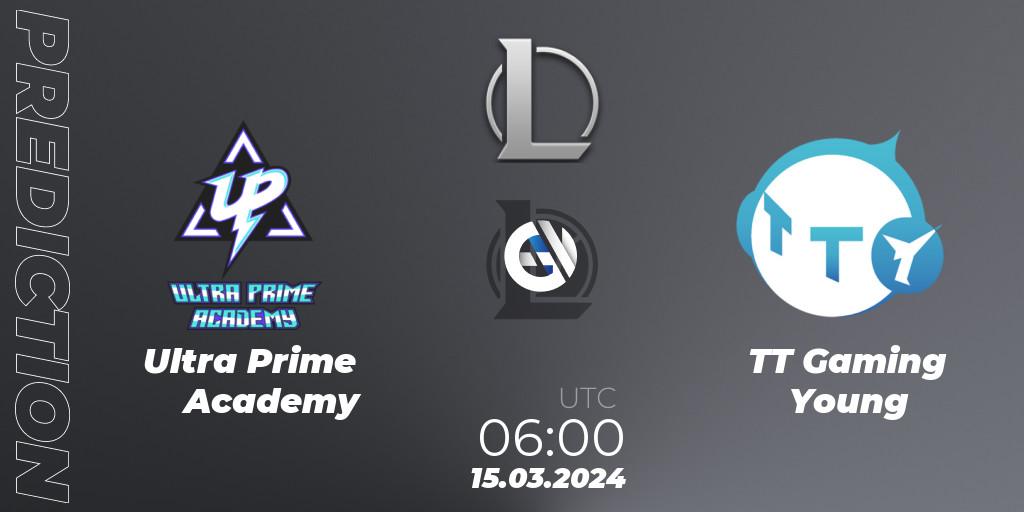 Ultra Prime Academy vs TT Gaming Young: Match Prediction. 15.03.24, LoL, LDL 2024 - Stage 1