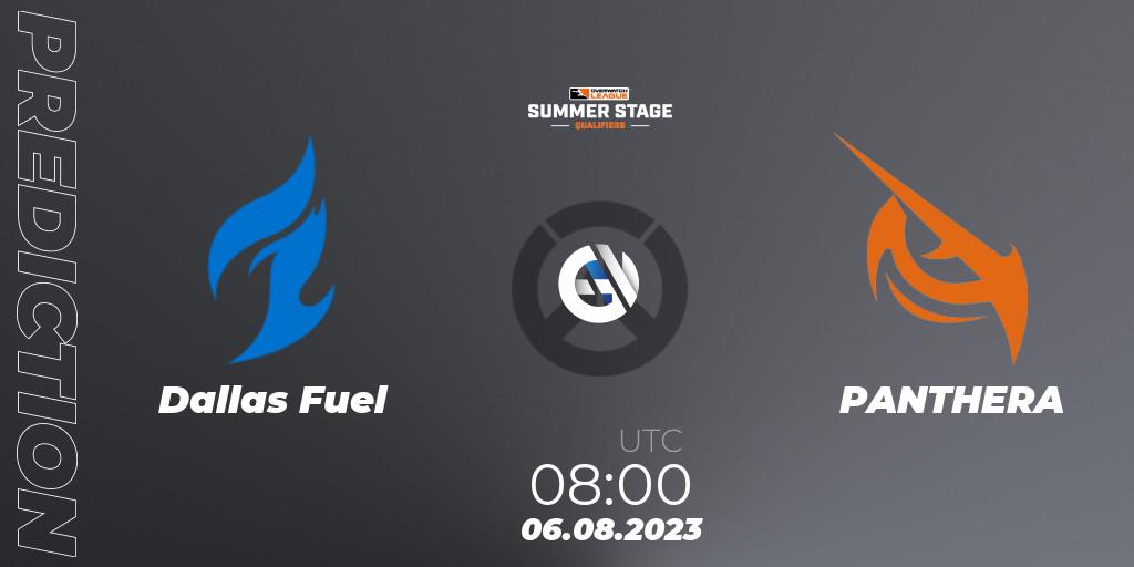 Dallas Fuel vs PANTHERA: Match Prediction. 06.08.2023 at 08:00, Overwatch, Overwatch League 2023 - Summer Stage Qualifiers