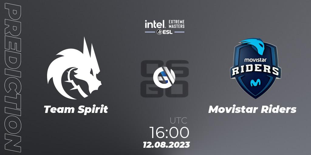 Team Spirit vs Movistar Riders: Match Prediction. 12.08.2023 at 16:00, Counter-Strike (CS2), IEM Sydney 2023 Europe Open Qualifier 2