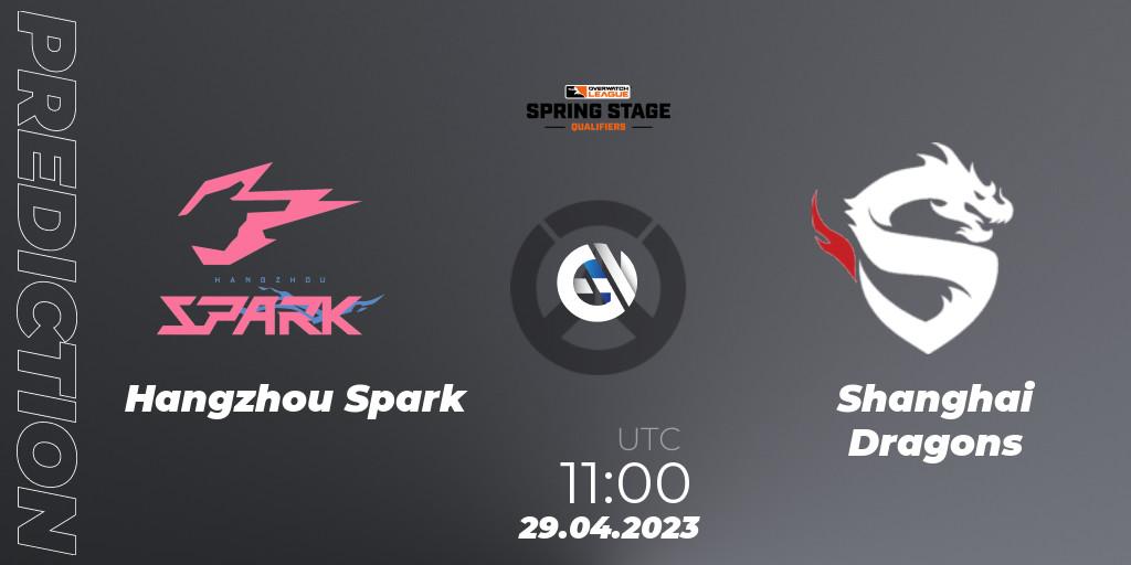 Hangzhou Spark vs Shanghai Dragons: Match Prediction. 29.04.23, Overwatch, OWL Stage Qualifiers Spring 2023 West