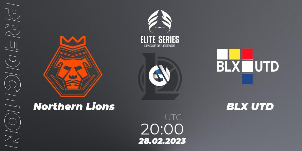 Northern Lions vs BLX UTD: Match Prediction. 28.02.2023 at 20:00, LoL, Elite Series Spring 2023 - Group Stage