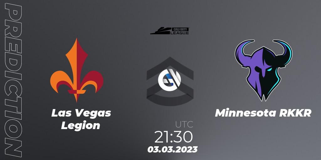 Las Vegas Legion vs Minnesota RØKKR: Match Prediction. 03.03.2023 at 21:30, Call of Duty, Call of Duty League 2023: Stage 3 Major Qualifiers