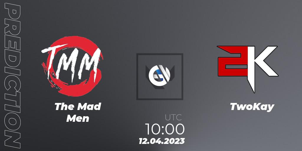 The Mad Men vs TwoKay: Match Prediction. 12.04.2023 at 10:00, VALORANT, VALORANT Challengers 2023: Vietnam Split 2 - Group Stage