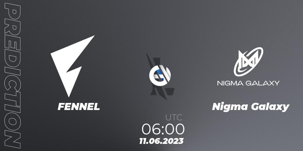 FENNEL vs Nigma Galaxy: Match Prediction. 11.06.2023 at 06:00, Wild Rift, WRL Asia 2023 - Season 1 - Regular Season