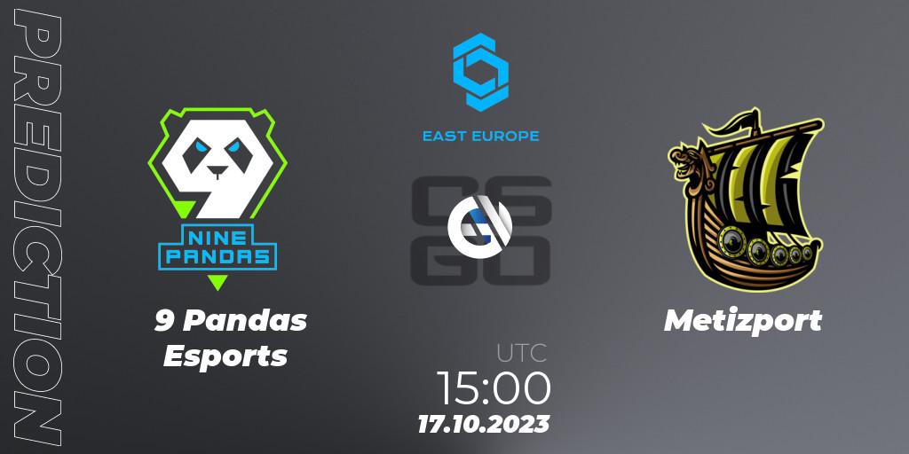 9 Pandas Esports vs Metizport: Match Prediction. 17.10.2023 at 16:00, Counter-Strike (CS2), CCT East Europe Series #3
