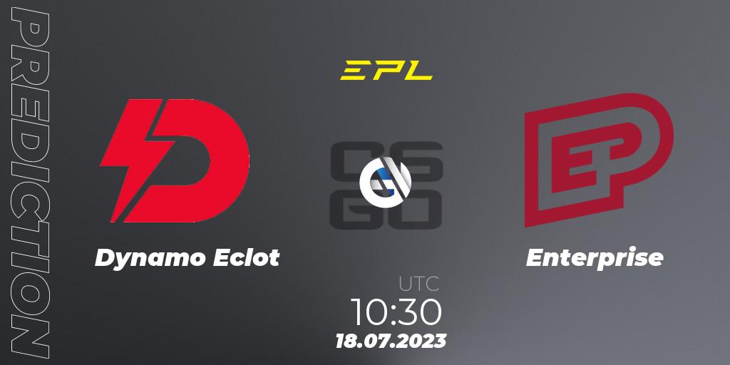 Dynamo Eclot vs Enterprise: Match Prediction. 18.07.2023 at 10:30, Counter-Strike (CS2), European Pro League Season 9