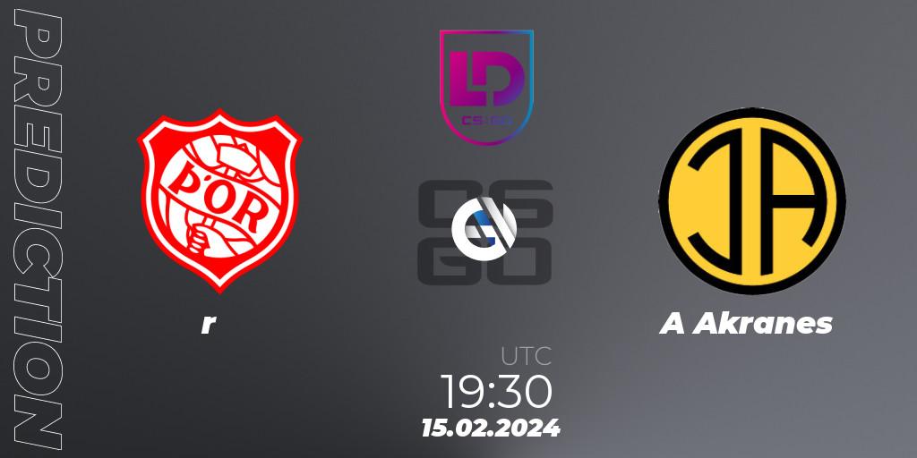 Þór vs ÍA Akranes: Match Prediction. 15.02.2024 at 20:30, Counter-Strike (CS2), Icelandic Esports League Season 8: Regular Season