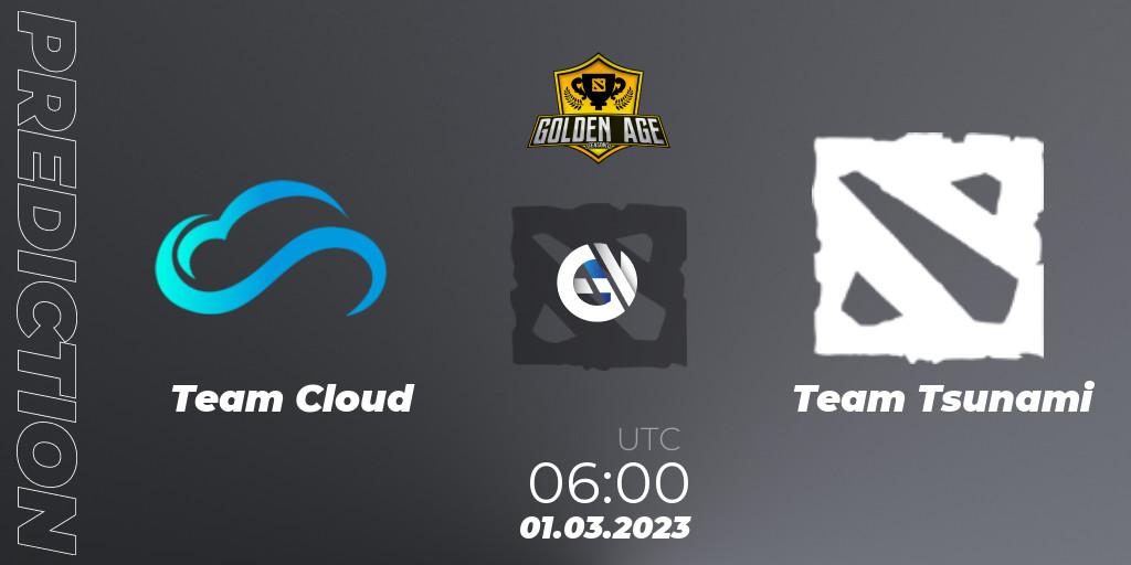 Team Cloud vs Team Tsunami: Match Prediction. 01.03.2023 at 06:00, Dota 2, Golden Age Season 2