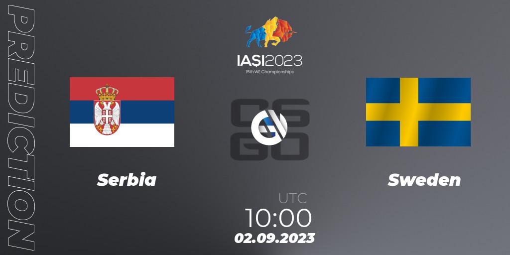Serbia vs Sweden: Match Prediction. 02.09.2023 at 09:30, Counter-Strike (CS2), IESF World Esports Championship 2023