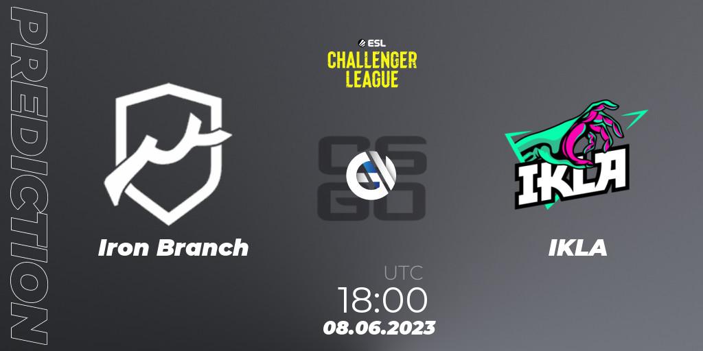 Iron Branch vs IKLA: Match Prediction. 08.06.2023 at 18:00, Counter-Strike (CS2), ESL Challenger League Season 45 Europe Relegation